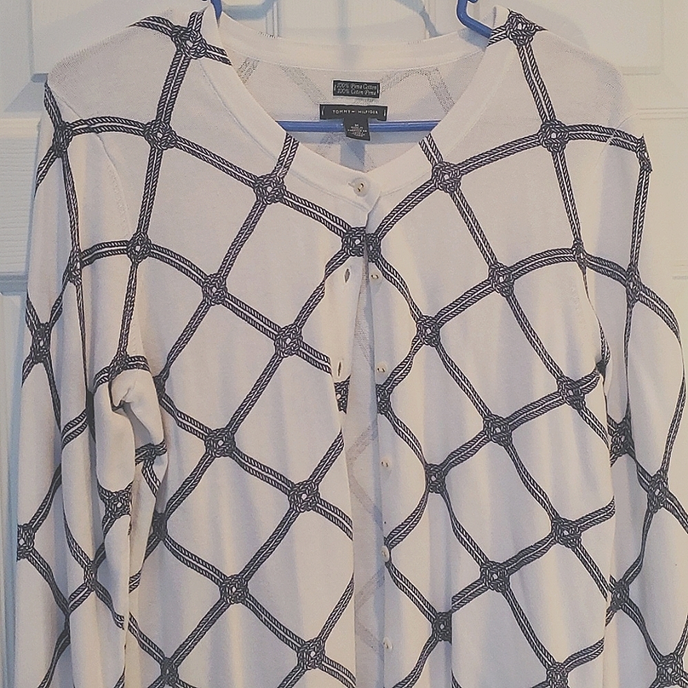 Tommy Hilfiger nautical cardigan, Medium